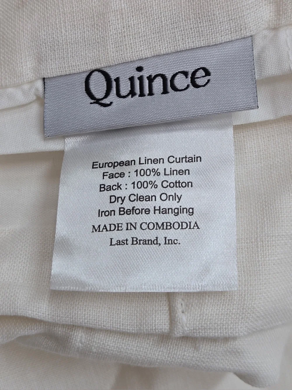 Quince includes 48x96